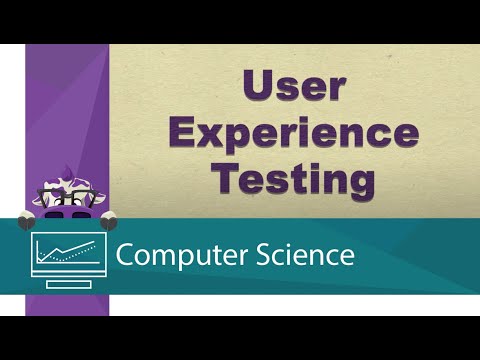 User experience testing