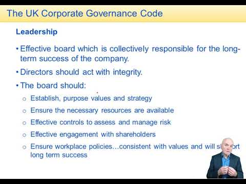 Corporate governance