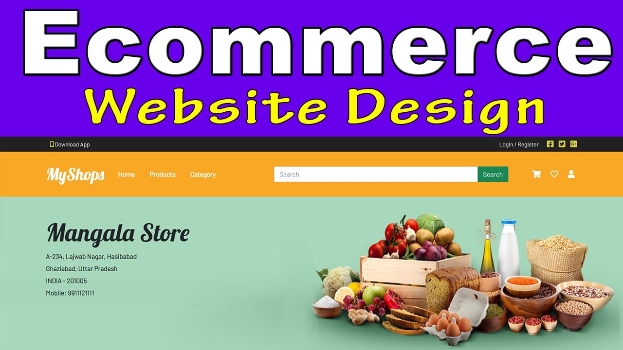 Building an eCommerce website