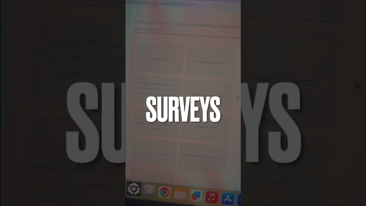 Market research surveys