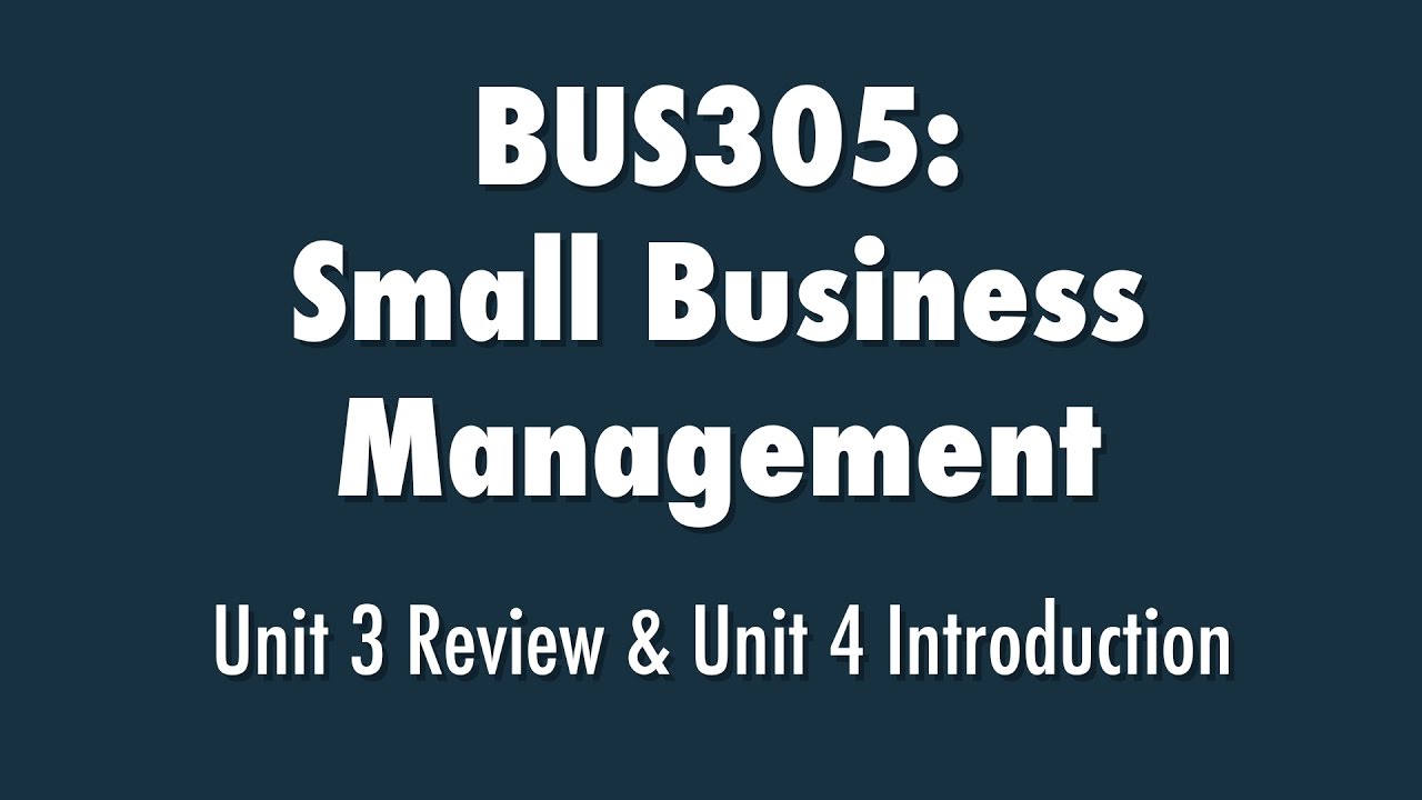 Small business management