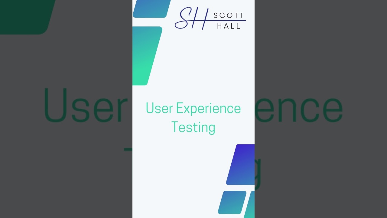 User experience testing