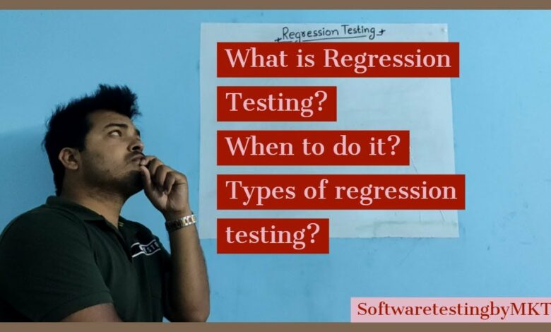 Regression testing