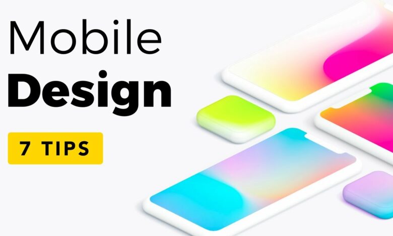 Mobile app design