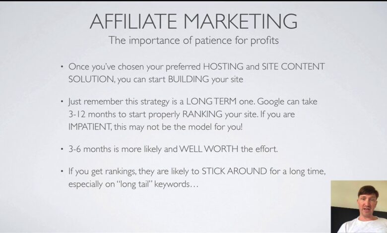 Building an affiliate website