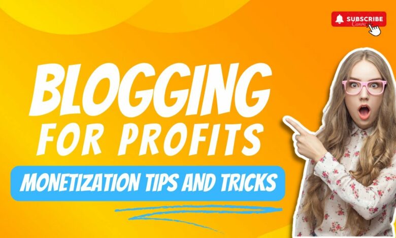 Blogging for profit