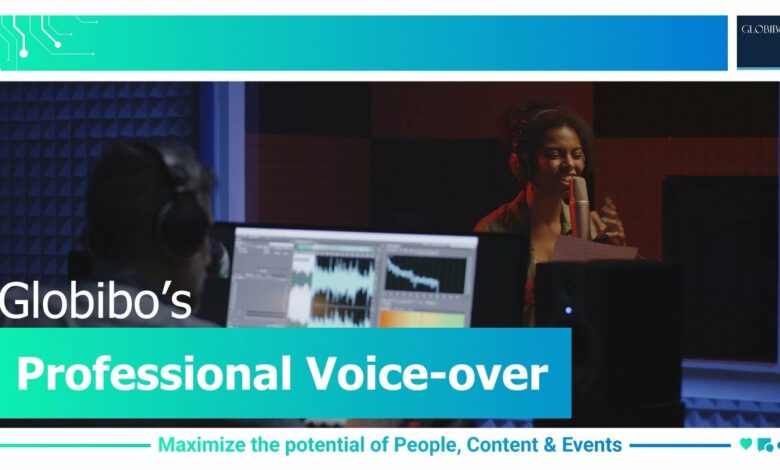 Professional voice-over services