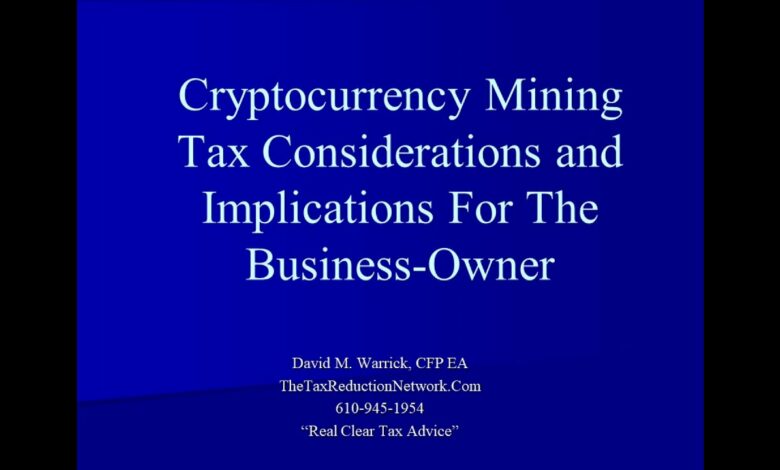 Cryptocurrency tax implications