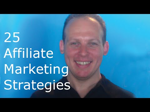 Affiliate program marketing techniques