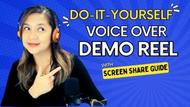 Voice-over demo reel