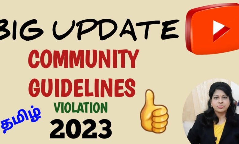 YouTube community guidelines