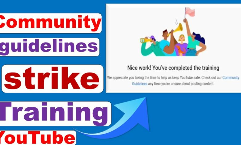 YouTube community guidelines