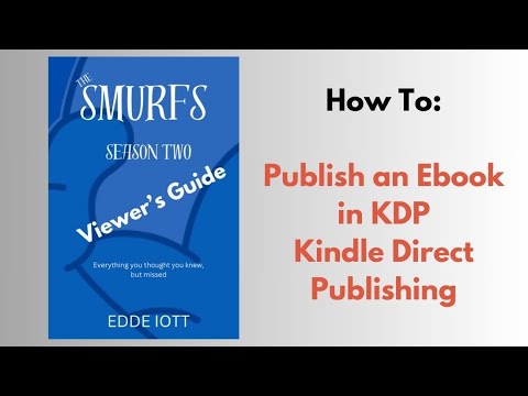 Self-publishing an eBook