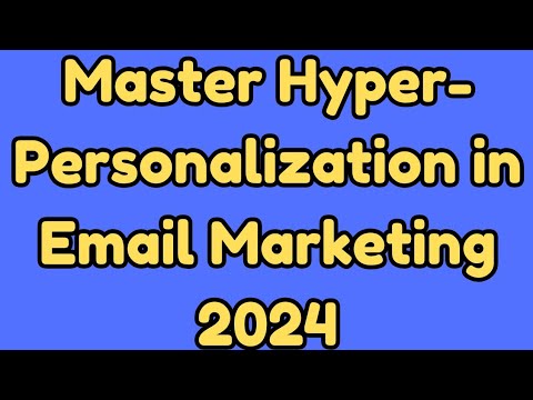 Personalization in email marketing