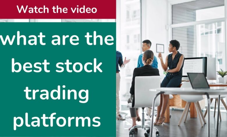 Online stock trading platforms