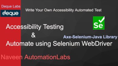 Accessibility testing