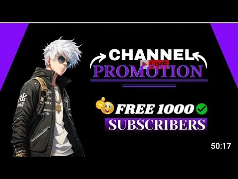 YouTube channel promotion